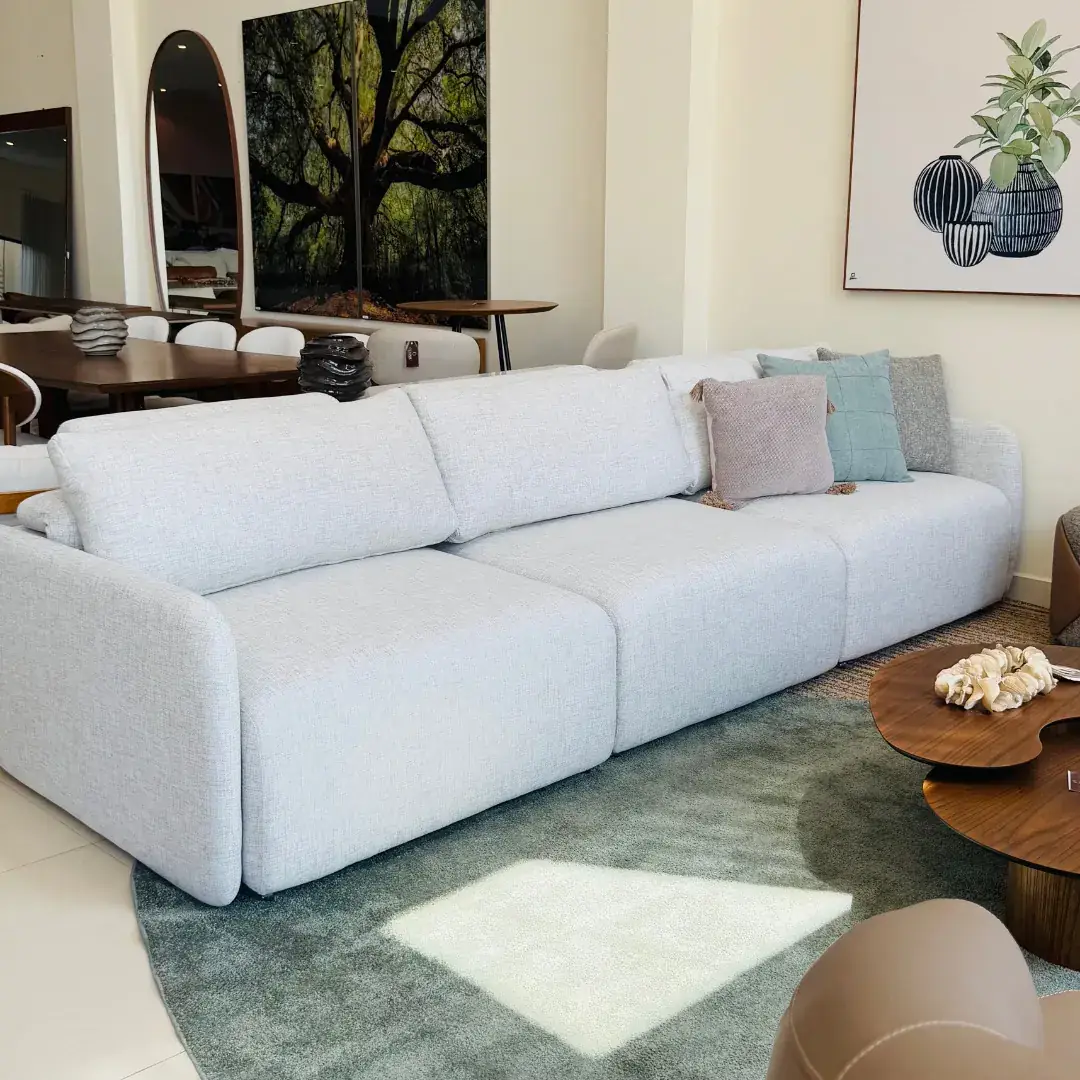 Sofá no showroom